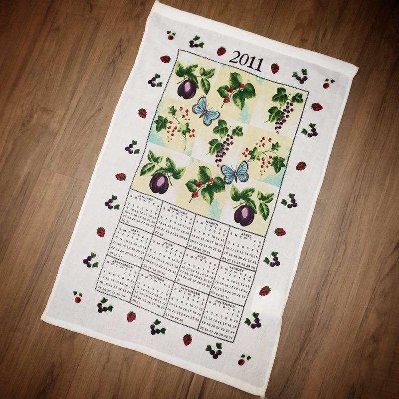 2011 美國早期布面月曆 Garden - 壁貼/牆壁裝飾 - 其他材質 多色