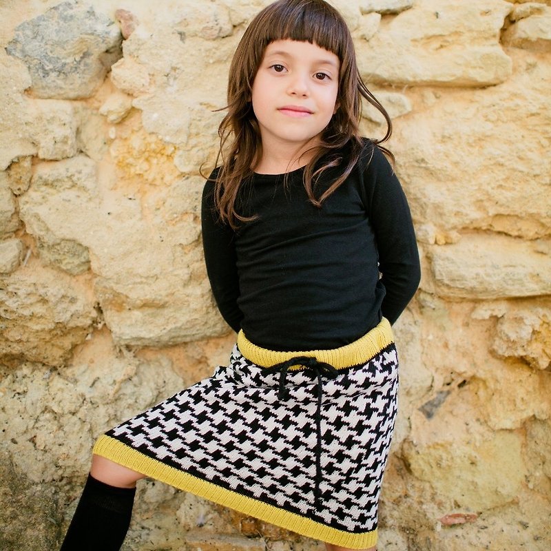 2014 Fall/Winter Cappies and Lanas - Lisbon Knit Skirt - อื่นๆ - วัสดุอื่นๆ สีดำ