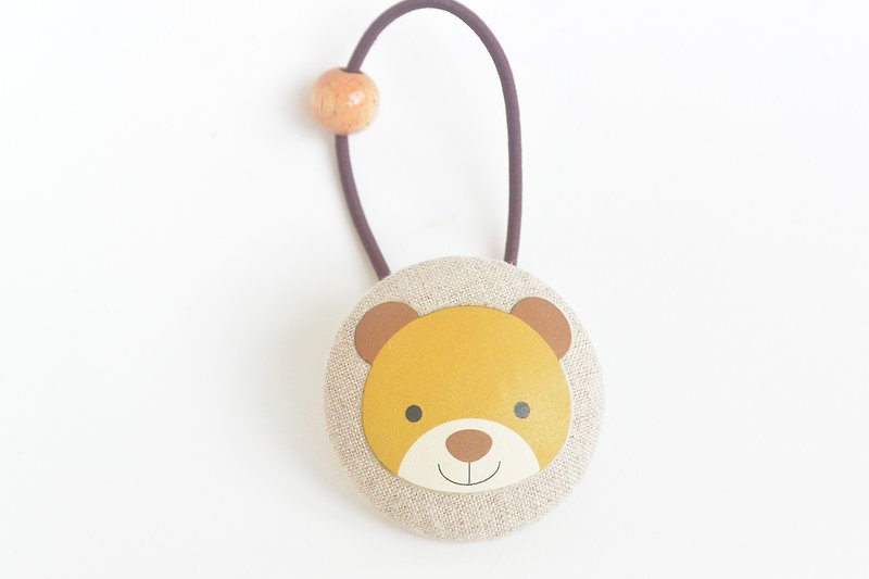 Feel withholding cloth bundle - Bear - Hair Accessories - Paper Brown