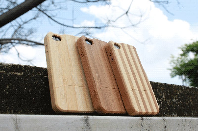 可以刻悄悄話的 tik á iPhone 4/4S 竹製保護殼 | MIT | 獨一無二 | 手做禮物 | - 其他 - 竹 咖啡色