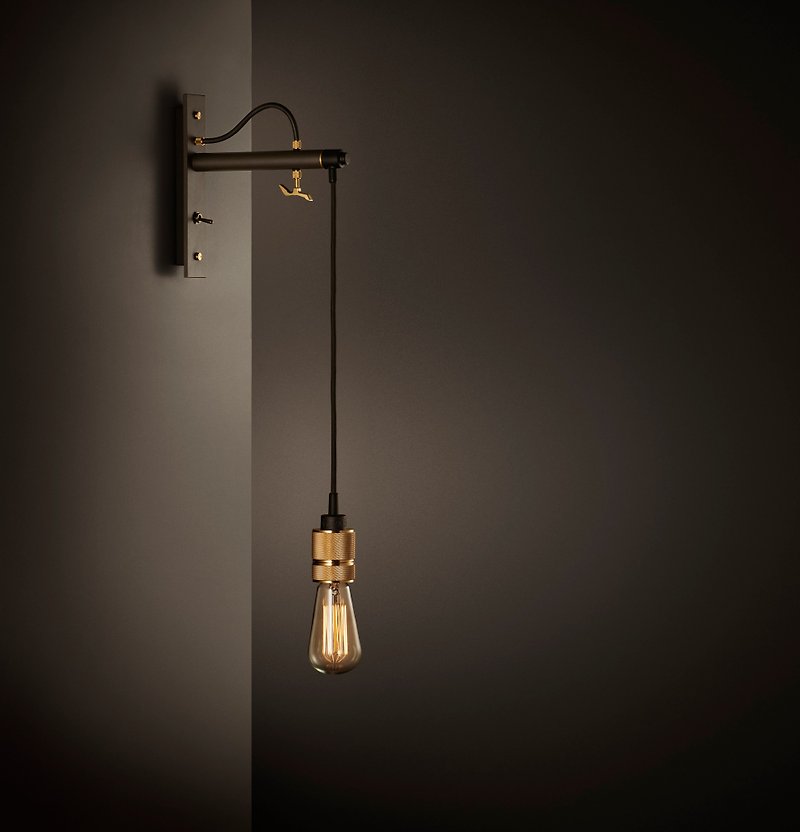 HOOKED WALL NUDE color Bronze lamp holder | Buster + Punch - Lighting - Other Metals Gold