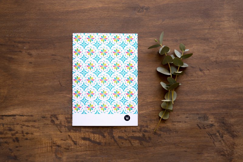 Kaleidoscope self-filling date calendar calendar notebook_Rococo strawberry WELKIN 2021 hand account - ปฏิทิน - กระดาษ 