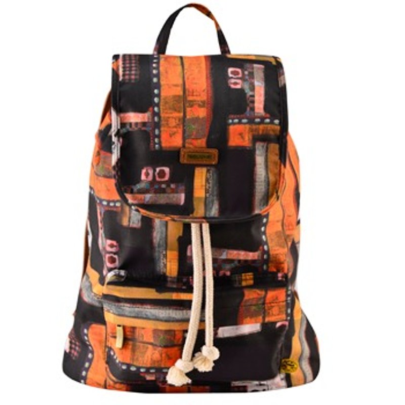 SOLUNA SAIMIHO Series Drawstring Backpack(Black) - Drawstring Bags - Polyester Multicolor