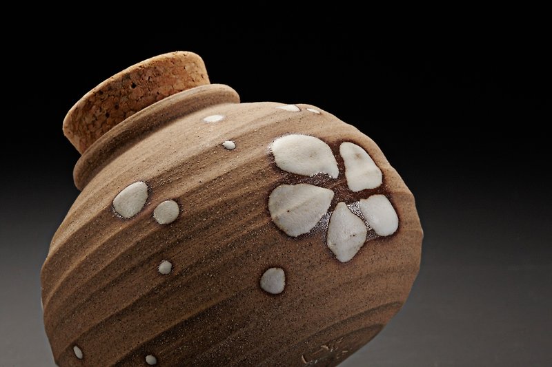 清窯の手作り桐花小茶蔵（陶芸） - 急須・ティーカップ - その他の素材 ブラウン