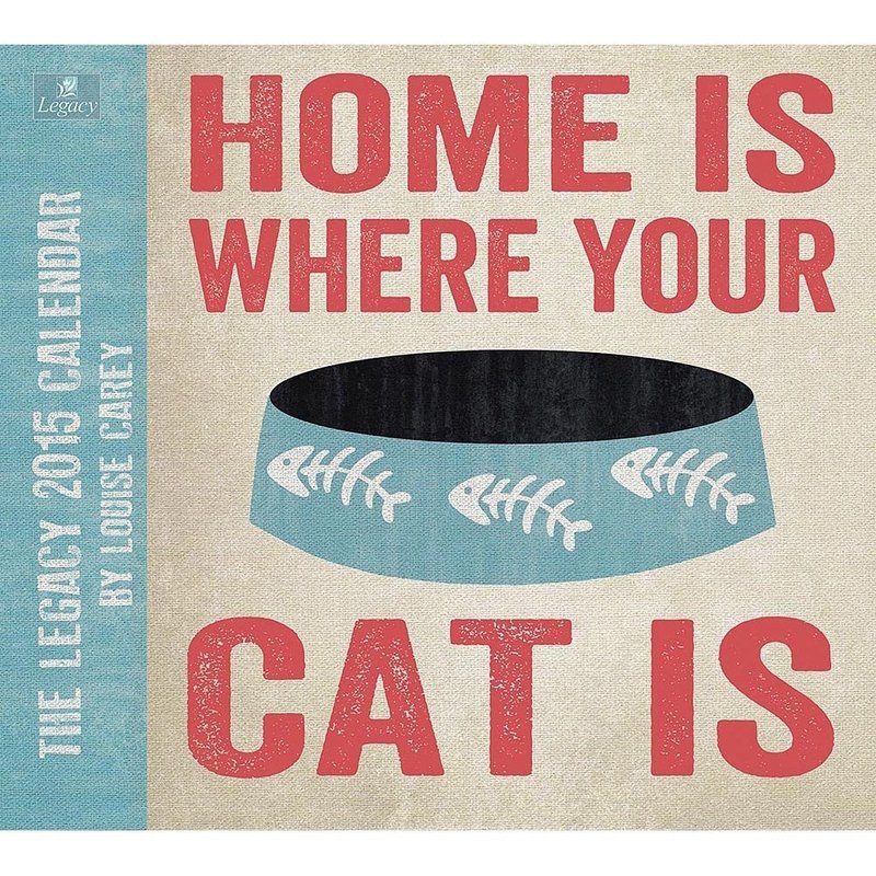 [SUSS] 美國進口Legacy 2015 家有愛貓月曆 (Home is Where Your Cat Is)-現貨免運 - 筆記本/手帳 - 紙 藍色