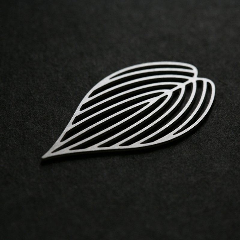 Leaf Brooch - Brooches - Other Metals 