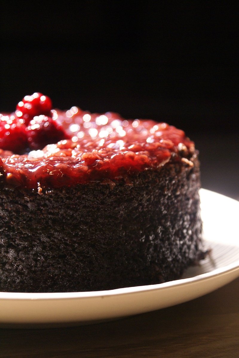【Cheese&Chocolate.】Custom-Raspberry Chocolate Cake / 8 inches - ของคาวและพาย - อาหารสด สีแดง