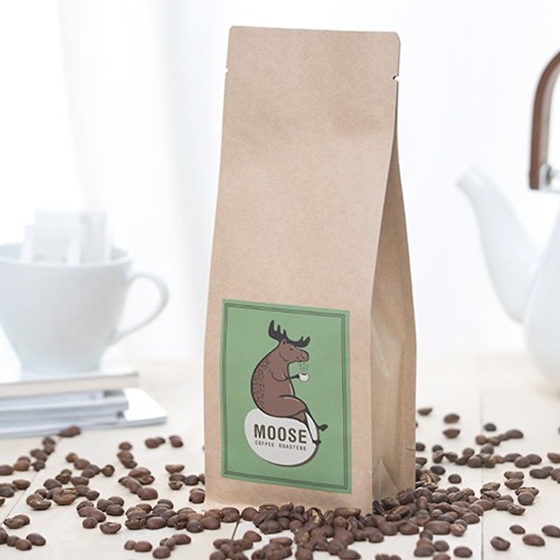 [MOOSE coffee roasting] (washed) Guatemala Flower God Nordic roasted coffee beans can be ground - Coffee - Fresh Ingredients Brown