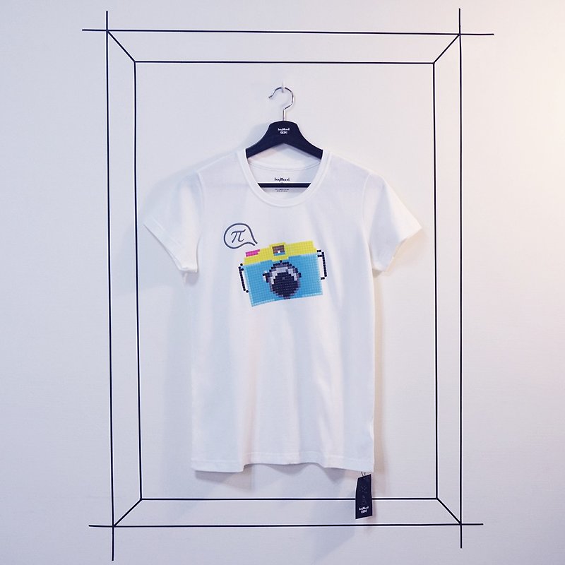 相機就要拍T恤 情人節禮物 白目T恤 創意 趣味 設計 - 女 T 恤 - 棉．麻 