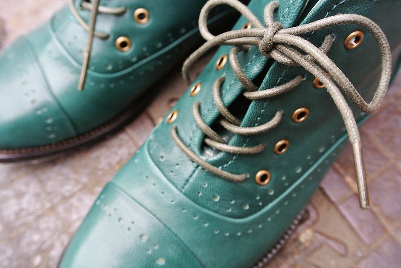比郵差還帥  小短靴 - Women's Casual Shoes - Genuine Leather Green