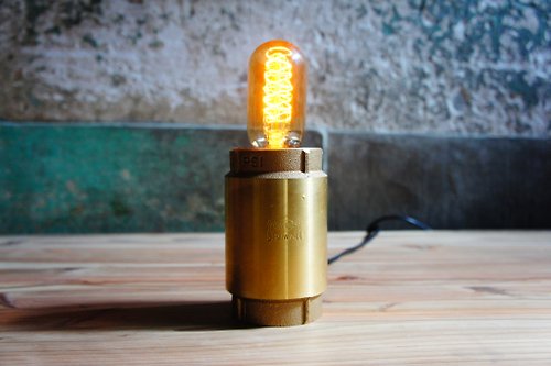 愛迪生工業 Edison-industry 工業風觸控式燈具 觸摸式燈具黃銅罐