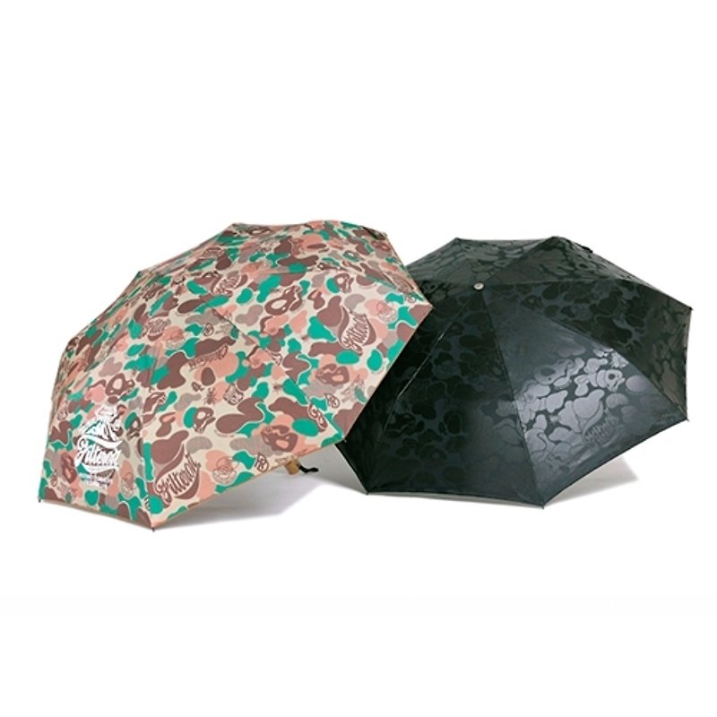 Filter017- 晴雨折疊傘- Dazzle Shield Folding Umbrella Collection - Land Of Lost Camo 失落之地迷彩折疊晴雨傘 - 其他 - 防水材質 多色