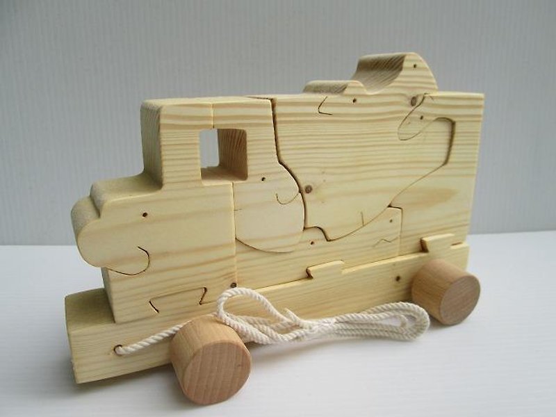 動物バス　大Ａ　針葉樹 Japan postage510 yen - 知育玩具・ぬいぐるみ - 木製 