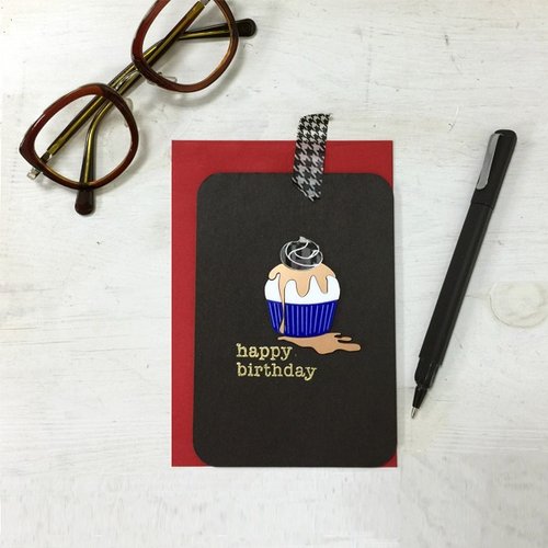 INJOY mall 生日 Happy birthday 紀念 立體蛋糕 祝福萬用卡片 明信片