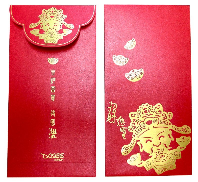 MARK TAIWAN Barley big festival - Huo red envelopes -6 into the group (send bookmark) - การ์ด/โปสการ์ด - กระดาษ 