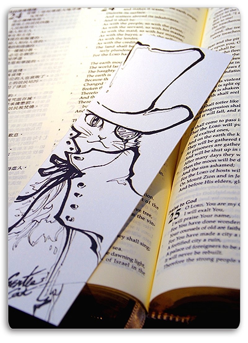 British cat Jazz bookmark (a group) - การ์ด/โปสการ์ด - กระดาษ 