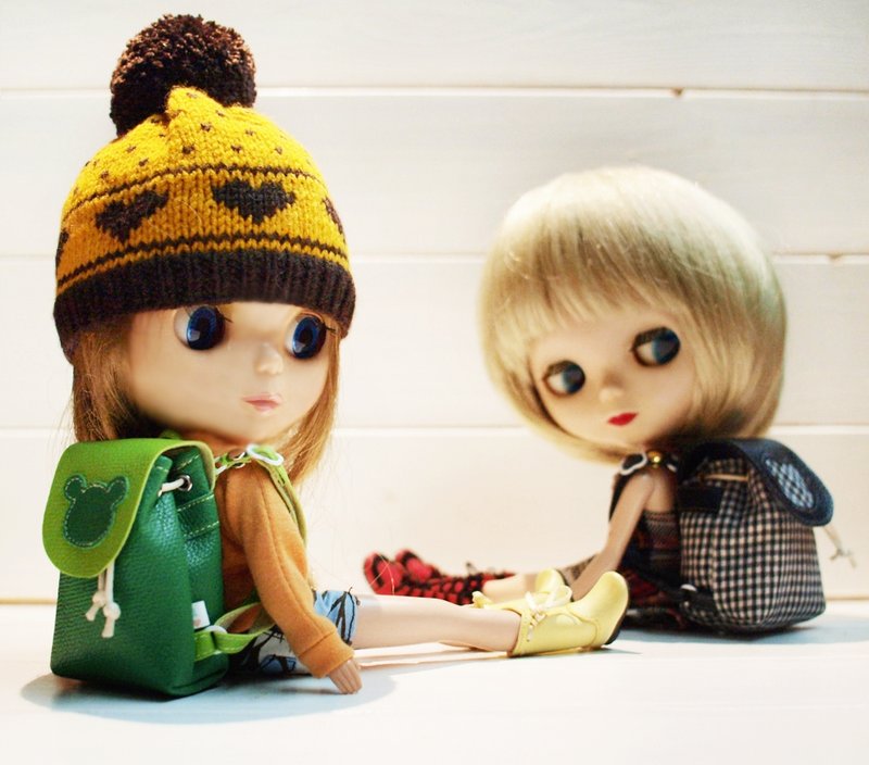 1pinfun 超迷你 後背包 Blythe Doll 人形玩偶專用 - 背包/後背包/書包 - 其他材質 多色