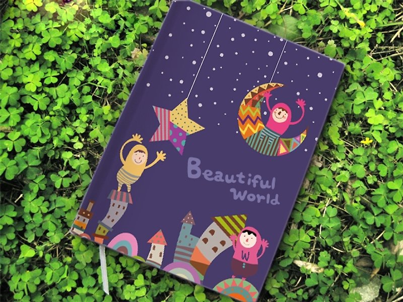 ☆ ° Rococo Strawberries WELKIN Handmade Molds Mild Fun Night Handbook / Notebook / Hand / Diary - Notebooks & Journals - Paper Purple