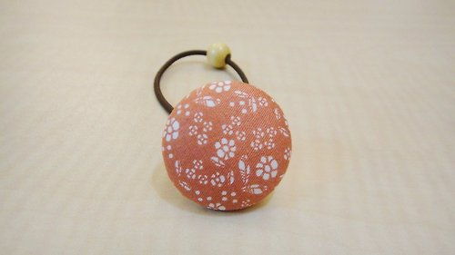 alma-handmade 手感布包釦髮束 - Flower