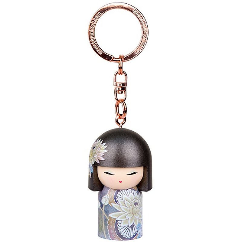 Kimmidoll and Fu doll key ring Momo - Keychains - Other Materials Green