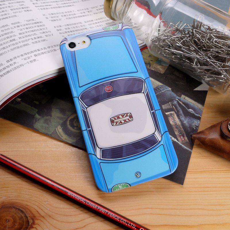 Hong Kong Style Blue Taxi  Print Soft / Hard Case for iPhone X,  iPhone 8,  iPhone 8 Plus,  iPhone 7 case, iPhone 7 Plus case, iPhone 6/6S, iPhone 6/6S Plus, Samsung Galaxy Note 7 case, Note 5 case, S7 Edge case, S7 casee + - Phone Cases - Plastic Blue