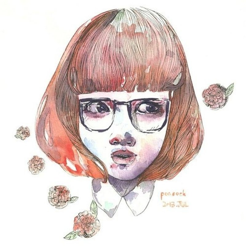 Watercolor Portraits / 水彩人像/雙人 - 似顏繪/客製畫 - 紙 多色