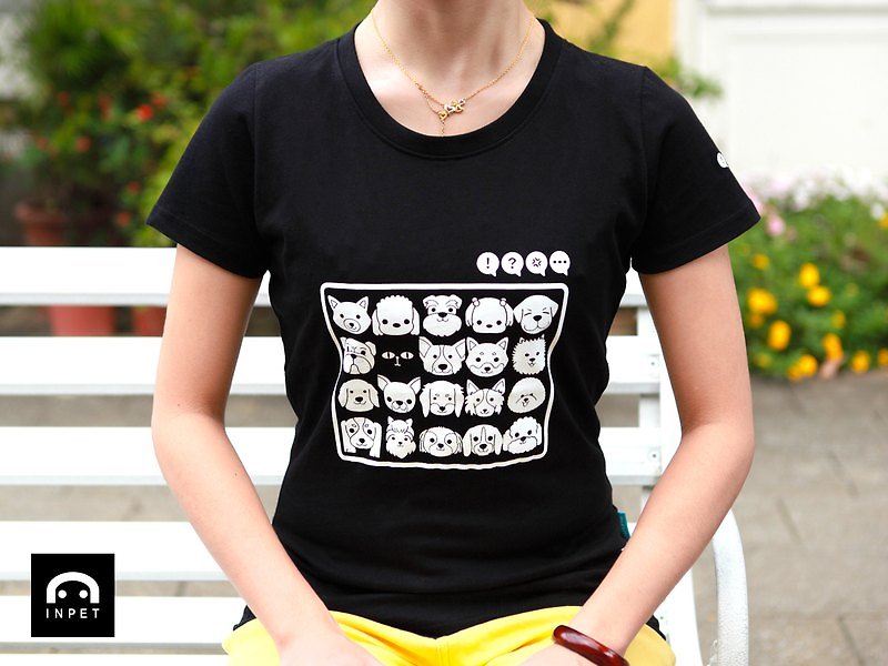 【黑貓躲貓貓】『T恤』（腰身版、中性版）限量 !!!! - T 恤 - 其他材質 黑色