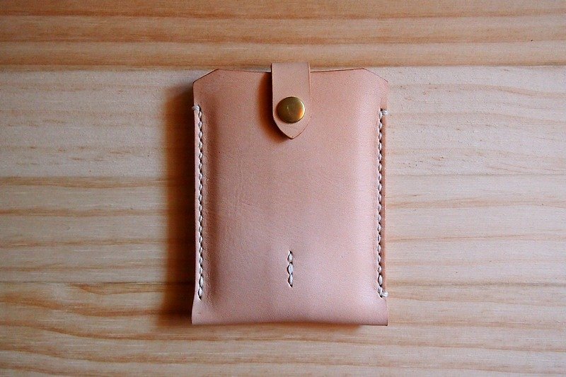 A card holder straight section - Folders & Binders - Genuine Leather Multicolor