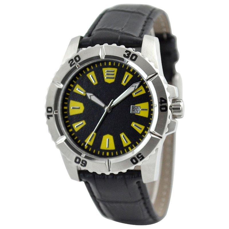 Diver Diver Watch-Leisure-Free Shipping Worldwide - นาฬิกาผู้หญิง - กระดาษ สีเหลือง
