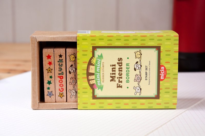 Small Animal Lace Stamp Set - Stamps & Stamp Pads - Wood 