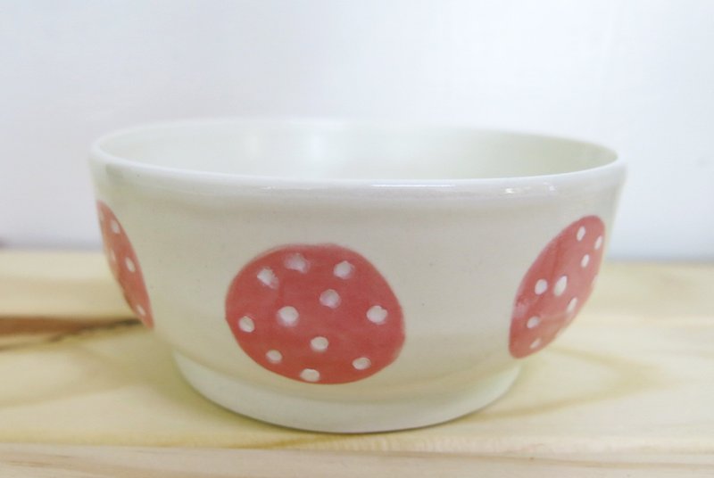 Little round bowl - ถ้วยชาม - วัสดุอื่นๆ สีแดง