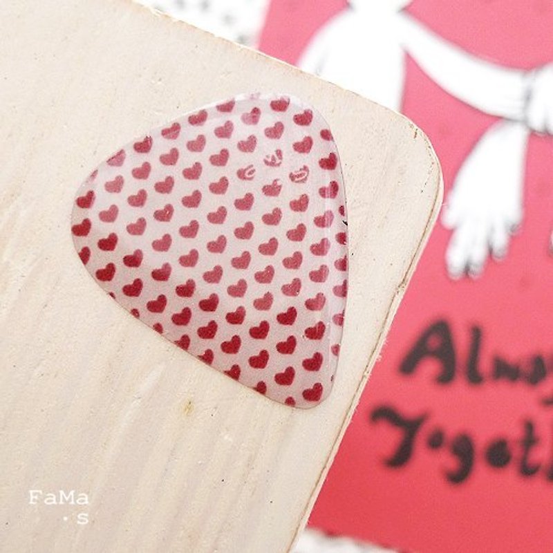 FaMa ‧ s Pick / guitar pick-So Heart - อุปกรณ์กีตาร์ - พลาสติก สีแดง