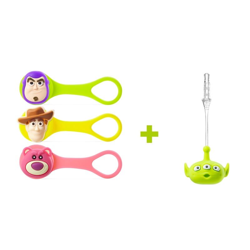 Bone / Bounce dust plug + Disney Q rope (please fill in the style) - Phone Stands & Dust Plugs - Silicone Multicolor