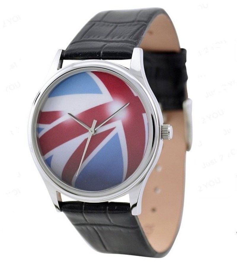 3D UK Flag Watch (Ball) - นาฬิกาผู้ชาย - โลหะ หลากหลายสี