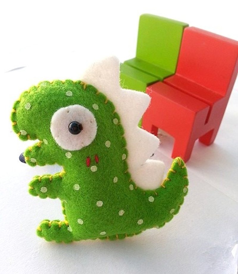 小恐龍別針娃娃 - 其他 - 其他材質 