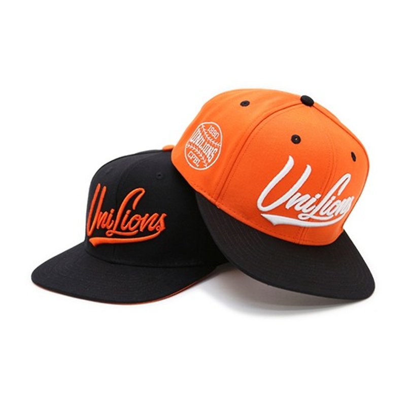 Uni-Lions X Filter017 開幕戰系列Uni-Lions Logo後扣式棒球帽Opening Day Series Uni-Lions Logo Snapback Cap - 帽子 - 其他材質 黑色