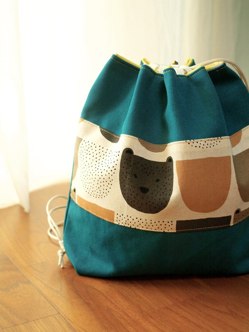 正方形のビームポートの排他的パッケージは、*バックトルコポータブルデュアルユースパッケージ青王を負担しなければなりません - ナップサック - その他の素材 ブルー