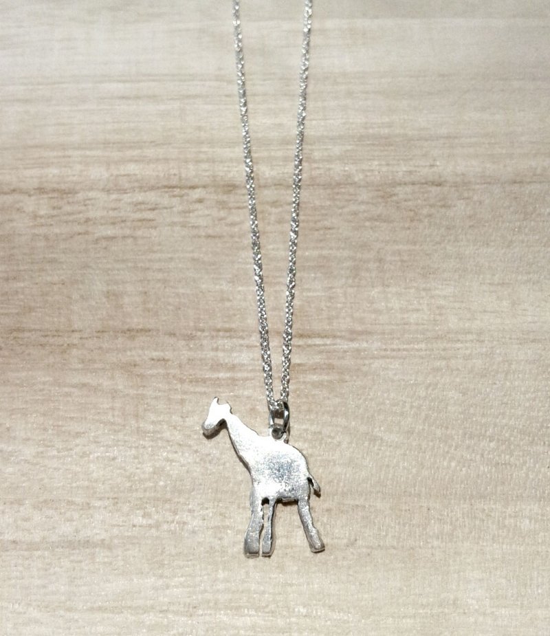 Handmade jewelry _ sunburn giraffe ✿ - Necklaces - Other Metals Khaki