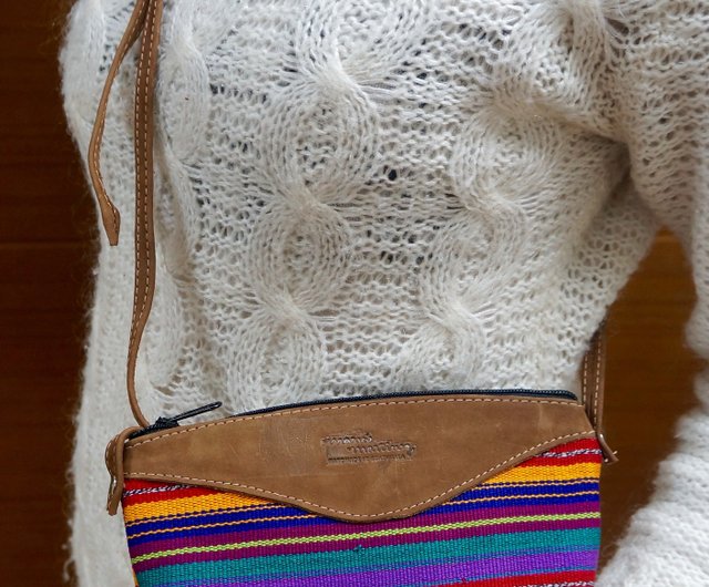 HANDWOVEN COTTON CROSSBODY PURSE