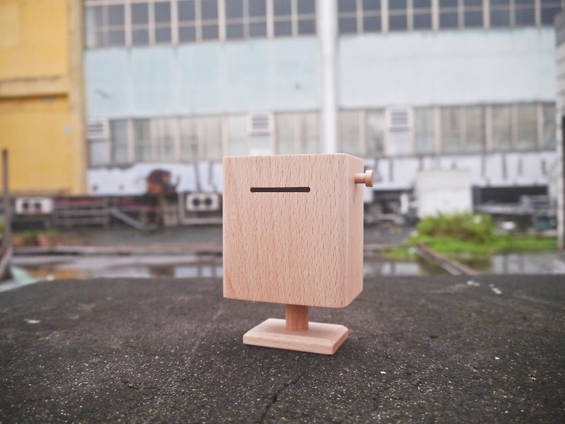 ポストボックス - 貯金箱 - 木製 多色