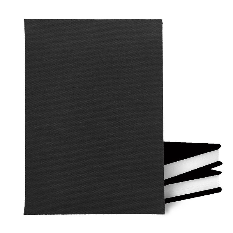 Pure. Unstamped notebook [black] - Notebooks & Journals - Paper Black