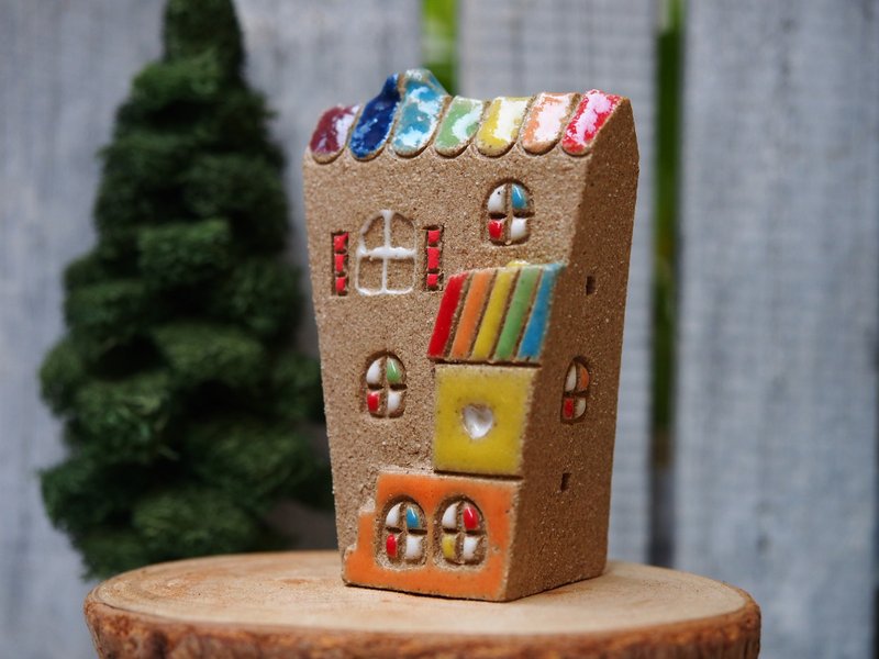 [Rainbow Village Rainbow Village] - super-cute hand-made pottery Rainbow Shop / custom orders - Items for Display - Other Materials 