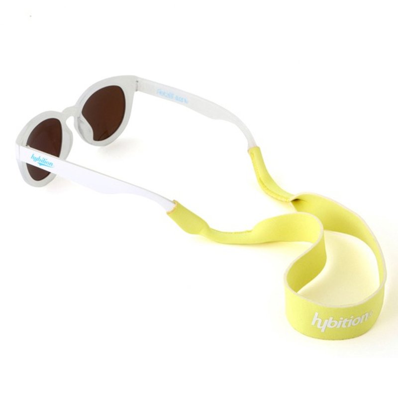 ハイブリッドネオプレンアイウェアストラップスポーツメガネストラップ - イエロー - エクササイズグッズ - その他の素材 イエロー