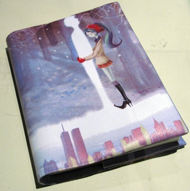 < invisible lover > A6 cover + book - Notebooks & Journals - Waterproof Material 