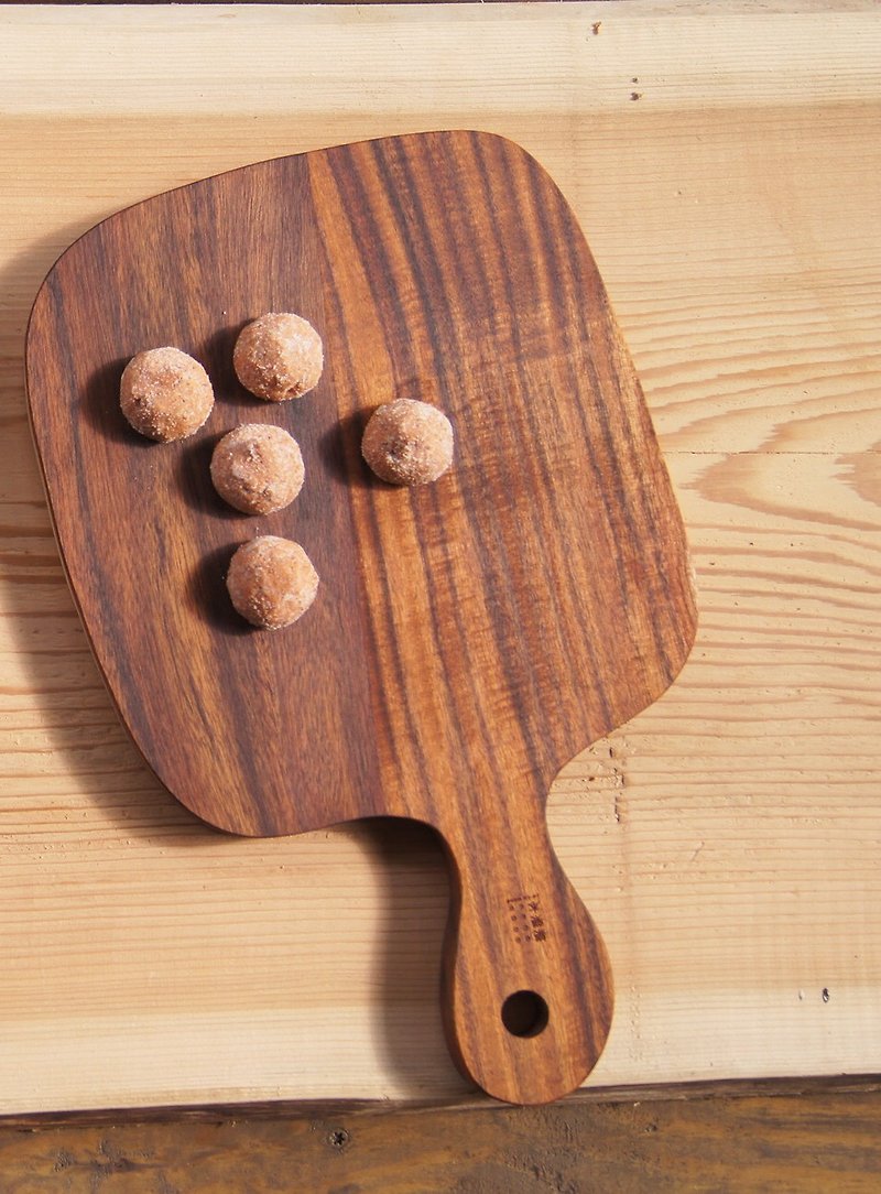台湾アカシア手作り木製ディナープレート - 小皿 - 木製 ブラウン