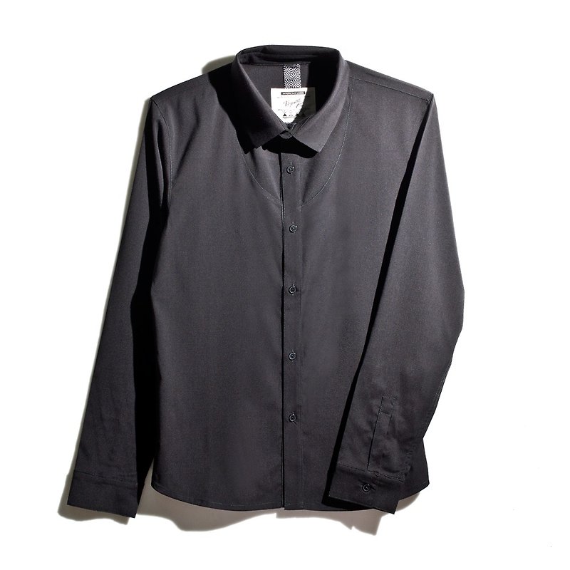 ローレンス/ LシャツサイズXL - シャツ メンズ - その他の素材 ブラック