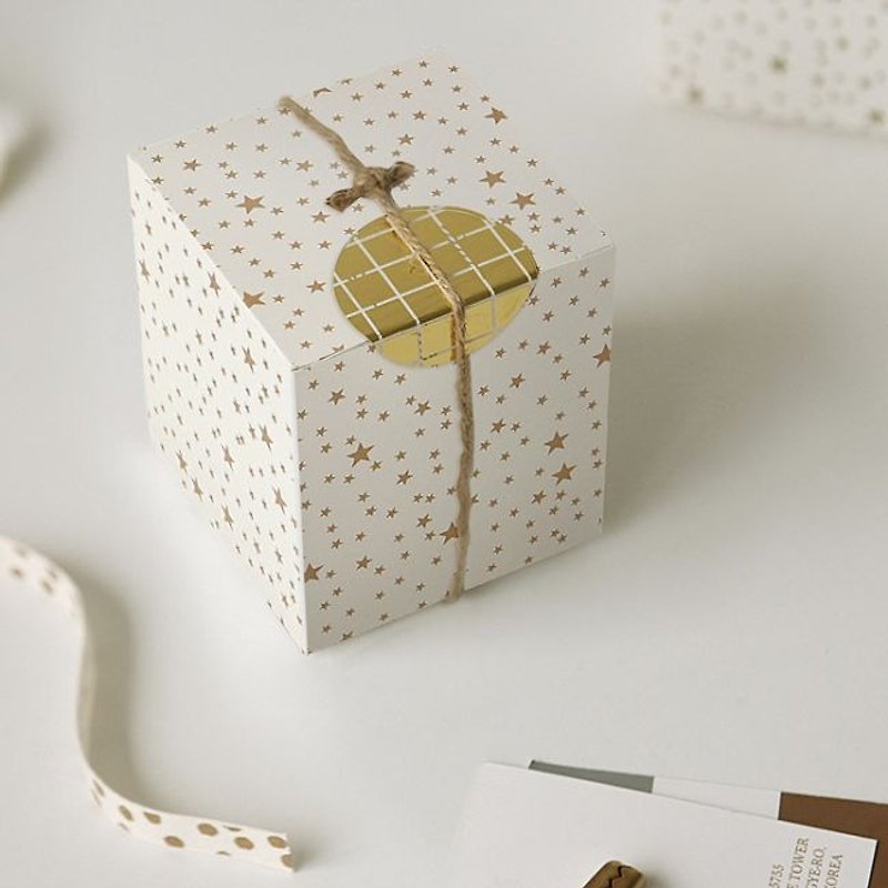 Dailylike party box gift box set of S-12 Gold Xingsha, E2D38926 - Gift Wrapping & Boxes - Paper Gold