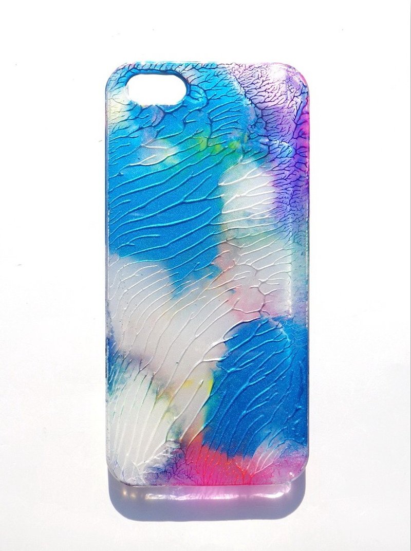 Anny's workshop Handmade phone case for iphone 5 / 5S and SE, painting series - blue - เคส/ซองมือถือ - พลาสติก 