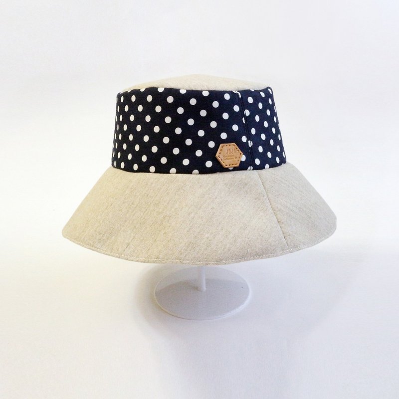 JOJA│ Shuiyu little blue light khaki sun hat custom x - Hats & Caps - Other Materials Multicolor