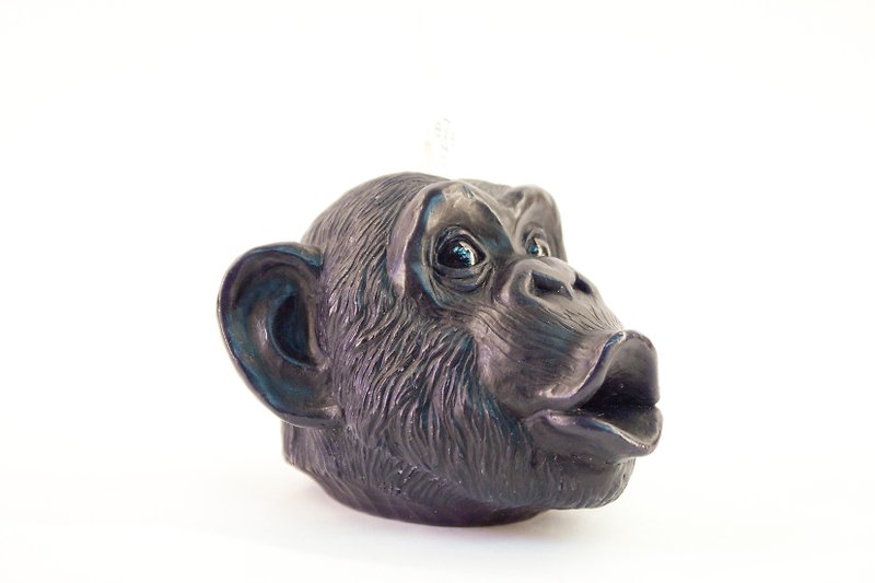 Chimpanzee Candle - black - Candles & Candle Holders - Wax Black